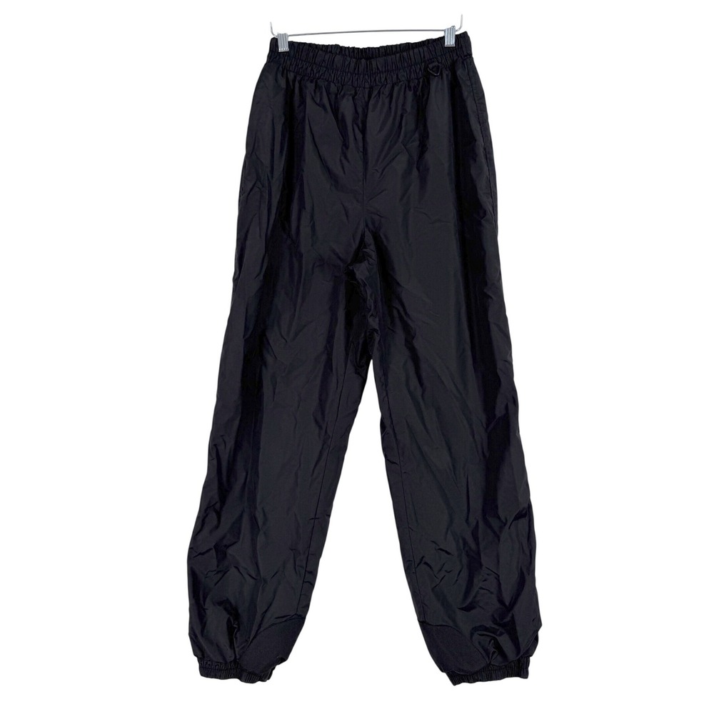 Columbia VTG Wind Pants Mens M Black Nylon Lightweight Outdoor Sportswear